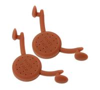 FRCOLOR 2 Pezzi Dispositivo per Correzione del Sorriso in Silicone Funzione Lifting Viso, Allenatore Muscoli Facciali Comodo per Ginnastica Facciale Quotidiana