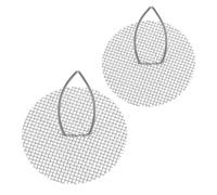 FRCOLOR 2 Pezzi Filtro per Teiera e Bollitore in Acciaio Inossidabile Resistente e Facile da Pulire, Colino Maglia Fine per Ufficio e Case da Tè, Filtro Anti Intasamento