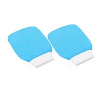 FRCOLOR 2 pezzi Guanti Esfolianti per Bagno in Artificiale Mitt Scrub Corpo Riutilizzabili per Pulizia Profonda e Rimozione Morta Guanti Bagno Esfolianti Delicati e Durevoli