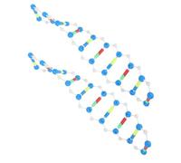 FRCOLOR 2 Pezzi Kit Di Modelli Molecolari a Doppia Spirale Strumenti Scientifici Per Giocattoli Stem Tavola Periodica e Parti Di Dna Per Insegnamento e Ricerca