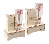 FRCOLOR 2 Pezzi Kit Esperimenti Tornado Gioco Scientifico Stem Educativo per Modellino Tornado in Legno e Plastica Sicuro per Apprendimento Precoce e Laboratori Scolastici