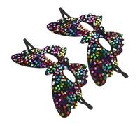FRCOLOR 2 Pezzi Maschera Maschera con Paillettes e Fascia Elastica per Halloween Natale Prom e