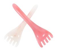 FRCOLOR 2 pezzi massaggiatore per capelli, massaggiatore per piedi, per riflessologia, strumento per massaggiare il cuoio capelluto, per il cuoio capelluto, palmare,