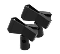 FRCOLOR 2 pezzi Microfono Regolabile Metallo Clip per Microfoni Wireless e Cablaggio Design Compatto per Registrazioni