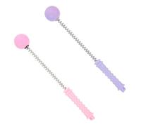 FRCOLOR 2 pezzi per massaggiare la schiena, strumento per massaggiare la schiena, massaggiare, massaggiare il corpo, massaggiare la spalla, shampoo, dolcezza, viaggiare