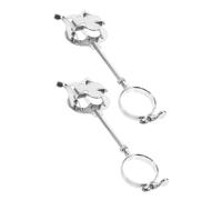 FRCOLOR 2 Pezzi Porta Spartiti Portatile per Clarinetto e Oboe Supporto Leggero per Spartiti Musicali da Marcia con Clip Lyre Adatto per Bande Musicali e Strumenti Fiato