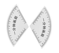 FRCOLOR 2 Pezzi Righelli PVC per Sopracciglia Strumento Mappatura Riutilizzabile Guida per Sopracciglia Simmetriche e Precise