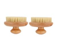 FRCOLOR 2 Pezzi Scrub Spazzola Da Bagno Con Setole Corpo B Spazzola Scrubber Corpo Scrubber Corpo Secco Rondella Posteriore Spugna Scrubber In Silicone Spazzola Da Bagno Secca Spazzola