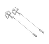 FRCOLOR 2 Pezzi Spilla Metallo Bilancia Giustizia Argento Distintivo Unisex per Abiti Uomo Donna Accessorio Legale per Giudici e Avvocati Regalo Natale e Laurea