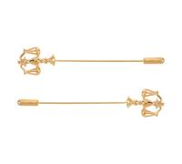 FRCOLOR 2 Pezzi Spille Dorate in Metallo Resistente Simbolo Giustizia e Armonia per Giudici e Avvocati Accessori Eleganti per Abiti Camicie e Borse Regalo per Natale e Occasioni Speciali