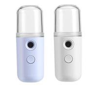 FRCOLOR 2 Pezzi Spray Umidificatore Nebulizzatore Portatile per Idratazione Profonda Della USB Beauty Humidifier per