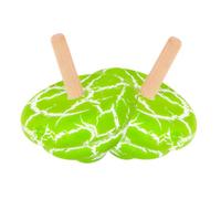 FRCOLOR 2 pezzi Trottola in Legno Colorata Giocattolo Montessori Sensory per Gioco da Tavolo Educativo con Effetto Cromatico e Struttura Crepe Stimola Coordinazione Mano-occhio e Abilità