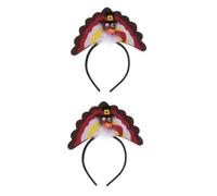 FRCOLOR 2 Pz Cerchio Per Da Festa Fascia Per Il Ringraziamento Fascia Per Del Ringraziamento Copricapo Da Festa Fascia Per Trucco Copricapo Per Rosso