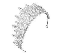 FRCOLOR 2 Pz della festa di compleanno corone quinceanera Decorazione di nozze corone principesse coroncine principesse elegante diadema di strass retrò Strass in lega