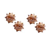 FRCOLOR 2 Pz della sfera di massaggio palla da massaggio manuale palla per digitopressione massaggiatori portatili massaggiante massaggio dei tessuti profondi Brown