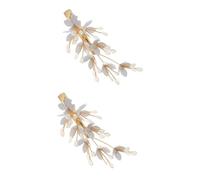 FRCOLOR 2 Pz fermaglio laterale a fiore barrette hair clip accessori per da donna fermagli per fiore sposa arredamento molletta fermagli per da matrimonio cristallo