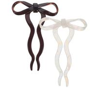 FRCOLOR 2 Pz Forcina Ad Arco Spilli Francesi Forcine Per Francesi Per Donna Forchetta Per Francese Clip Francese Forcina Per Francese Acido Acetico