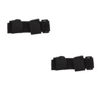 FRCOLOR 2 Pz Kit Di Aiuti Alimentari Per Disabili Polsino Universale Regolabile Supporto Regolabile Cinghia Utile Cinghia Porta Attrezzi Portautensili Per Adulti Anziani Panno Oxford Black