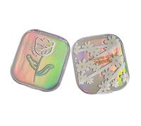 FRCOLOR 2 Pz Lenti a Contatto Colorate Portacontatti Resistente All'usura Mini Pinzette Casi Di Contatto Carini Custodia Per Lenti a Contatto Oculare Contenitori Per Lenti Oculari Plastica
