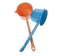 FRCOLOR 2 Pz paletta da bagno mestoli da cucina per annaffiare mestolo da bagno a manico lungo mestoli d'acqua cucchiaio da innaffiare cucchiaio d'acqua riutilizzabile plastica