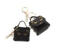 FRCOLOR 2 Pz Portachiavi A Forma Di Gatto Mini Borsa Portachiavi Portachiavi Borsa Portachiavi Piccolo Portamonete Braccialetto Portachiavi Portafoglio Carino Mini Gatto