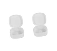 FRCOLOR 2 Pz scatola per la conservazione della protesi custodia dentiera custodia per dentiere denti finti accessori per vasca accessori per la conservazione titolare del fermo invisibile