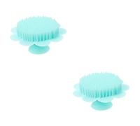 FRCOLOR 2 Pz Silicone Shampoo Spazzola Da Tavolo Per Sedia A Rotelle Strumenti Per Bambini Spazzole Per Capelli Corpo Scrub Capelli Cuoio Capelli Spazzola Shampoo Per La Testa Massaggio Gel Di Silice