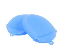 FRCOLOR 2 Pz Spazzola Da Bagno in Silicone Spazzola Da Bagno Portatile Spazzola Per Per Neonati Guanto Per Shampoo Per Bambini Pulizia Del Corpo Bambino Luffa Gel Di Silice Palmare