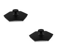 FRCOLOR 2 Pz Spazzola da bagno in silicone Spazzola da doccia in silicone Spazzola da bagno con funzione massaggiante fare un bagno pennello da massaggio pennello esfoliante spugna bambino