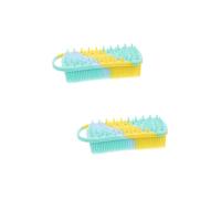 FRCOLOR 2 Pz spazzola per il bagnetto capelluto spazzola esfoliante per infantile scalp brush scalp massager shampoo massaggiatore portatile spazzola per per bambini