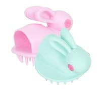 FRCOLOR 2 Pz Spazzola Per Shampoo Per Bambini Spazzola Per Massaggiare Il Cuoio Capelluto Pennello Esfoliante Spazzola Per La Testa Del Bambino Shampoo Della Crosta Lattea Gel Di Silice