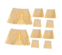 FRCOLOR 2 set Costume Hawaiiano Raffia con Gonna Tassel Leggera per Hawaii per Spettacoli e Feste