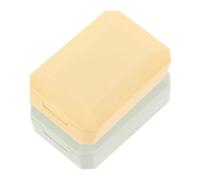 FRCOLOR 2 Set Custodia Per Lenti a Contatto Piccolo Astuccio Porta Lenti Per Il Trucco Custodia Di Archiviazione Delle Lenti Custodia Per Il Trucco Da Viaggio Supporto Per Lenti Addominali
