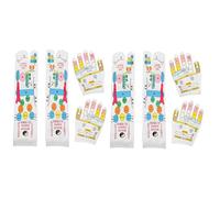 FRCOLOR 2 Set di Calzini da Massaggio per Riflessologia Plantare E Guanti Elastici Riutilizzabili Strumenti per Agopressione per Terapia Domestica