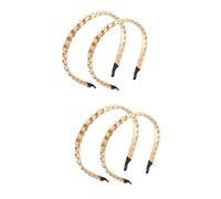 FRCOLOR 2 Set Di Cerchietti Per Con Catena Semplici Gioielli Per Donne Cerchietti Per Con Catena Da Dea Alla Moda 2 Pezzi*2