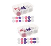 FRCOLOR 2 Set Di Cuscinetti Di Ricambio Per Lime Per Piedi Grana Grossa Abrasivi Per Pedicure Elettrica Per Rimuovere Le Dita Dei Piedi 72 Pezzi*2