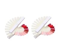 FRCOLOR 2 set di display a spirale per unghie, supporto per esposizioni in gel trasparente, smalto per unghie, smalto per unghie, suggerimenti per la pratica delle unghie, campione