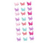 FRCOLOR 2 Set Di Fermagli Per in Chiffon Di Per Bambine Eleganti Con Fiocco Per 12 Pezzi*2
