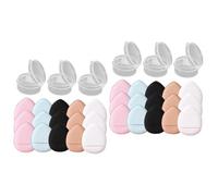 FRCOLOR 2 Set Di Mini Spugnette Per Il Trucco Lavabili Spugnette Per Fondotinta Per Il Viso Per Donne 15 Pezzi * 2