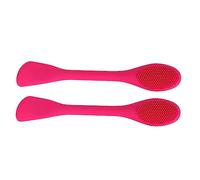 FRCOLOR 2 Set Di Scrubber Per Il Viso in Silicone Spazzola Per in Silicone Spazzola Per Maschera Doppia Dispositivo Portatile Per La Pulizia Del Viso 2 Pezzi*2