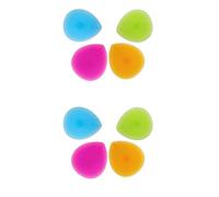 FRCOLOR 2 Set Di Spazzole Per La Pulizia Del Viso in Silicone Morbido Ed Elastico Spazzola Portatile Scrubber Multiuso 4 Pezzi*2