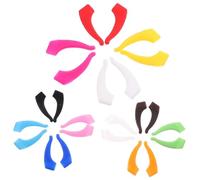 FRCOLOR 2 Set Di Supporti in Silicone Per La Sostituzione Delle Gambe Degli Occhiali Per Montature Di Occhiali - Supporto Per Il Fissaggio Delle Montature Di Occhiali 12 Paia * 2