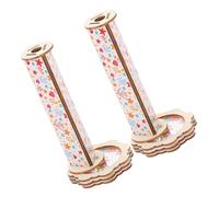 FRCOLOR 2 Set Kaleidoscopi per Kit DIY in Legno Piccolo Giocattolo Creativo per Feste e Regali Design Portatile ed Ergonomico per Espressione Artistica e Stimolo creatività