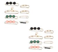 FRCOLOR 2 Set Perno in Vita Spillo Da Imbastitura Spilla Per Le Donne Spille E Intoppo Clip Spilla Di Perle Artificiali Spilla Da Balia Per Abbigliamento Perla 8 Pezzi*2