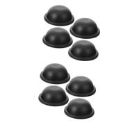 FRCOLOR 2 Set Piedi Per Bagagli Bagaglio Rivet Per Borse Fai -da -te Rivetti Fedi Del Rivetto Della Valigia Materiale Bag Petth Stuss Borsa Per Bagagli Lato Valigia Nero Plastica 4 Pezzi*2