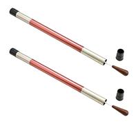FRCOLOR 2 Set Set di Bacchette per Direttore D'orchestra con Impugnatura in Legno e Custodia in Plastica, Design, Facile da Trasportare, per Concerti e Prove