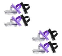 FRCOLOR 2 Set Spazzola Per Cuoio Capelluto Massaggio Del Cuoio Capelluto Per La Crescita Dei Spazzola Shampoo Delicata Per Forfora E Sebo 6 Pezzi * 2