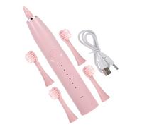 FRCOLOR 2 Set Spazzolino Elettrico Per Bambini Accessorio Per Bambini Spazzolino Automatico Senza Fili Spazzolino Con Ricarica Usb Giochi Nuziali Oem Fonderia Fibra Superfine Rosa Bambino