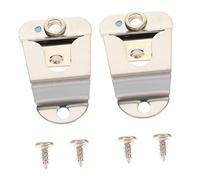 FRCOLOR 2 Set Supporto Per Radio Cb e Clip Per Microfono in Metallo, Gancio Per Radio Mobile Resistente, Accessorio Per Microfono Autoradio Per Uso Auto, Casa e Ufficio