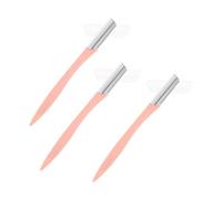 FRCOLOR 2 Set Tagliacapelli Con Manico Dritto Rasoio Dermaplane Per Il Viso Delle Donne Coltelli Per Sopracciglia Rasoio Portatile Per Sopracciglia Taglia 3 Pezzi * 2